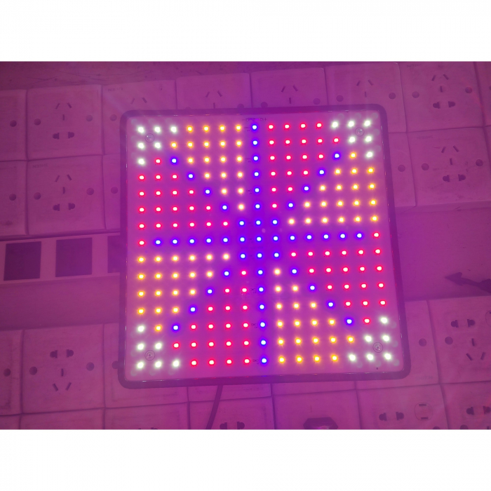 Lampa LED 15W , pentru cresterea plantelor in interior, material ABS, cu agatatoare, 25 x 25 cm, multicolor [1]