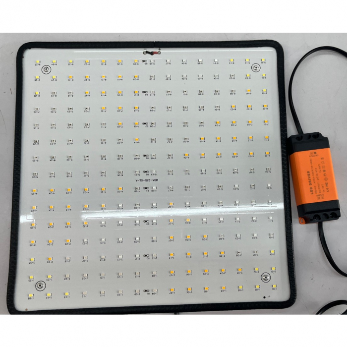 Lampa LED 15W , pentru cresterea plantelor in interior, material ABS, cu agatatoare, 25 x 25 cm, multicolor [8]
