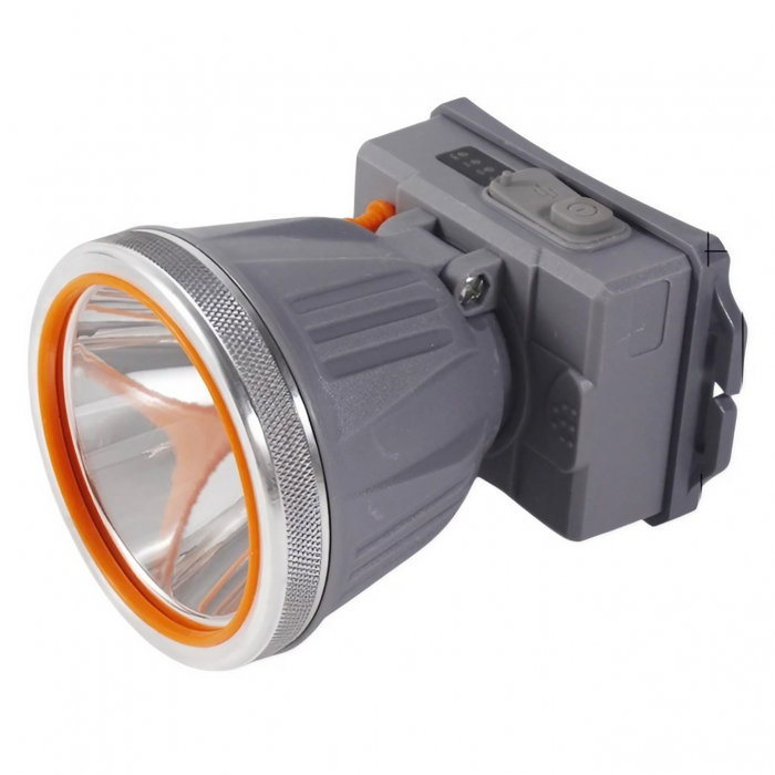 Lanterna LED de Montat pe Cap, , cu Raza Lunga de Zoom, Reincarcabila USB, Far Telescopic, Rezistent la Apa, Reglabil, pentru Pescuit in Aer Liber, Camping, Lumina Puternica, Lanterna, 10.5x8x6.5 cm,  [1]