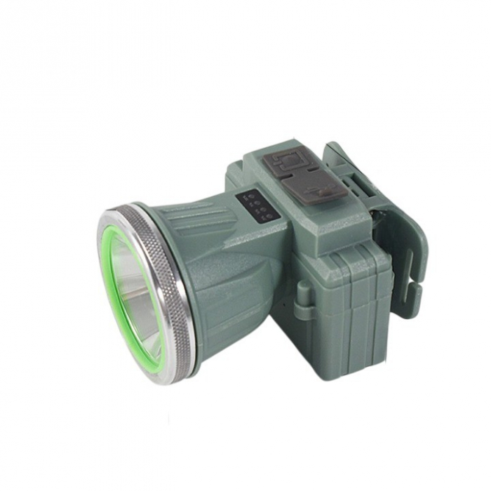 Lanterna LED de Montat pe Cap, , cu Raza Lunga de Zoom, Reincarcabila USB, Far Telescopic, Rezistent la Apa, Reglabil, pentru Pescuit in Aer Liber, Camping, Lumina Puternica, Lanterna, 7.5x5.8x5.5 cm, [4]