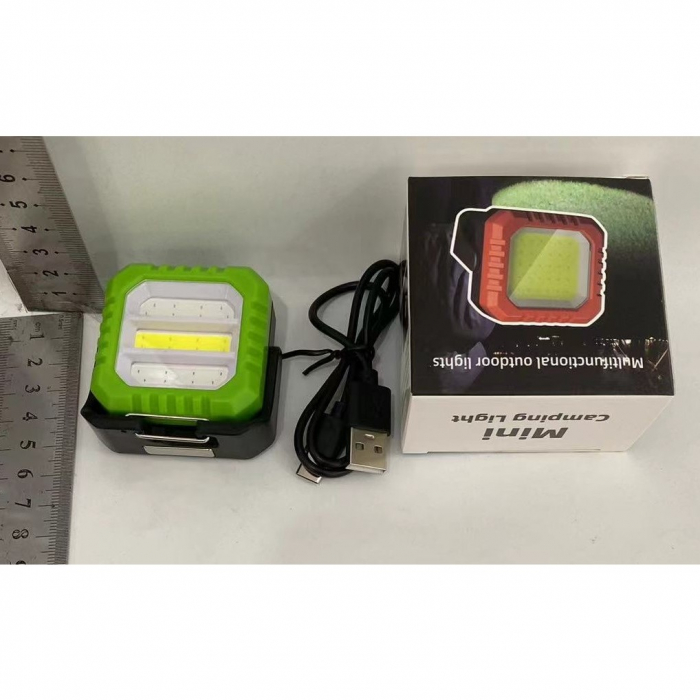 Lanterna Tip Breloc, , 5 Moduri de Luminat, Incarcare USB Tip C, 5W, Impermeabila IPX5, 500 lm, COB, Verde [2]