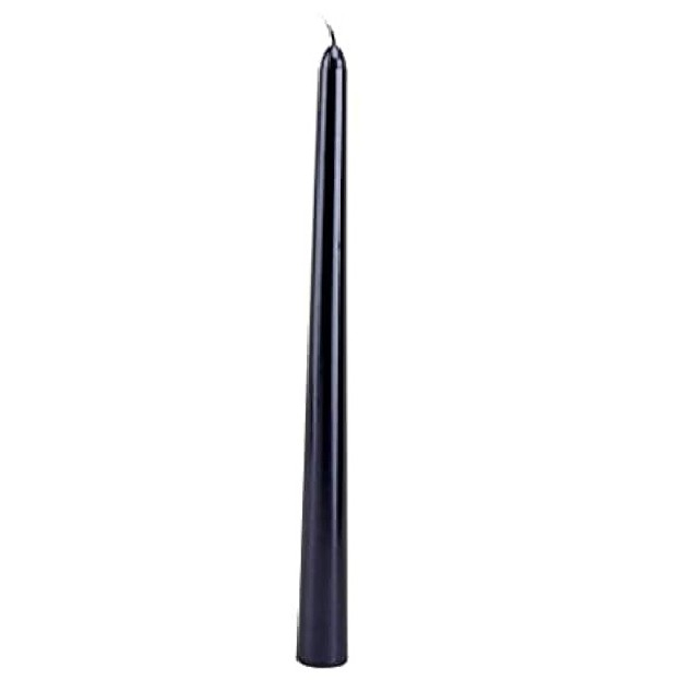 Lumanare Decorativa, , pentru Masa, 25 cm, din Parafina, fara Fum, Ardere 7.5h, Negru [1]