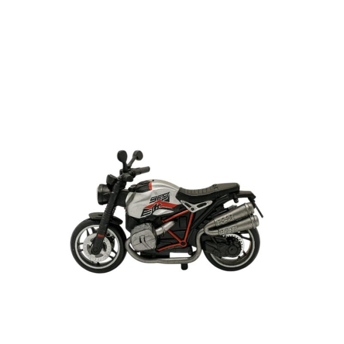 Macheta Motocicleta Bburago R nineT Urban G/S Alba – Scara 1:18 Metal Copii 3+ [1]