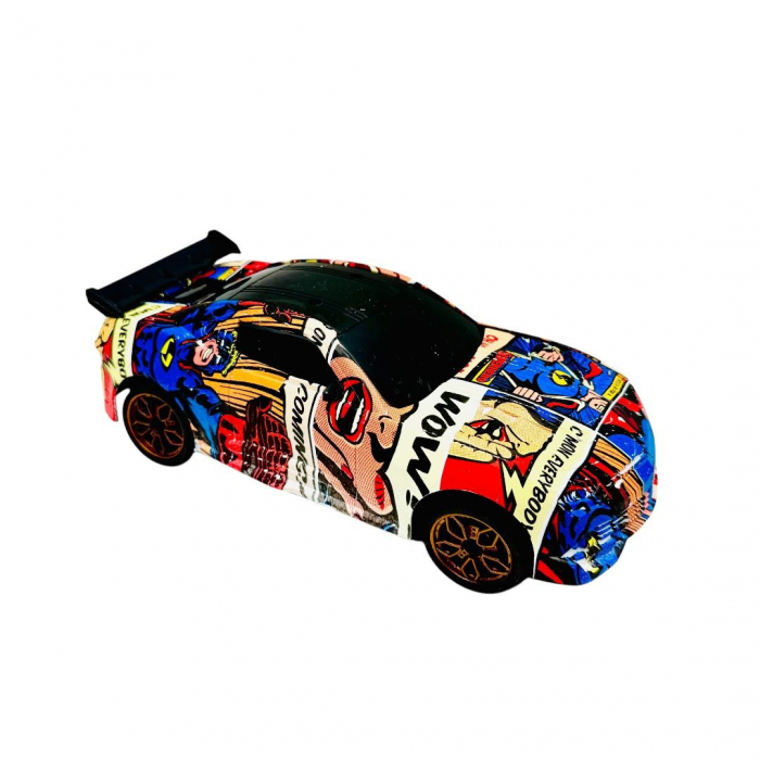 Mașina cu sunete si lumini Graffiti Car, 23×12×9cm, +3ani,   [5]