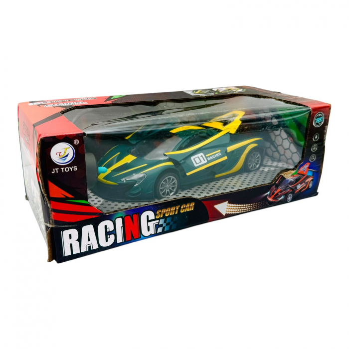 Mașina de curse cu radiocomanda, acumulator inclus, 30×15×11cm, Racing Sport Car, +3ani,   [4]