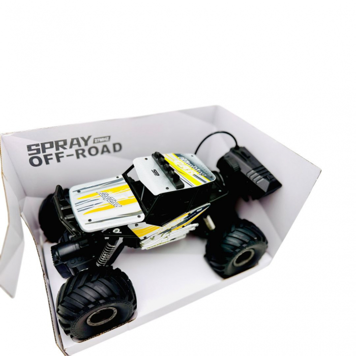 Masinuta cu radiocomanda Spray Off Road, acumulator inclus, 31×20×18cm, +3ani,   [3]