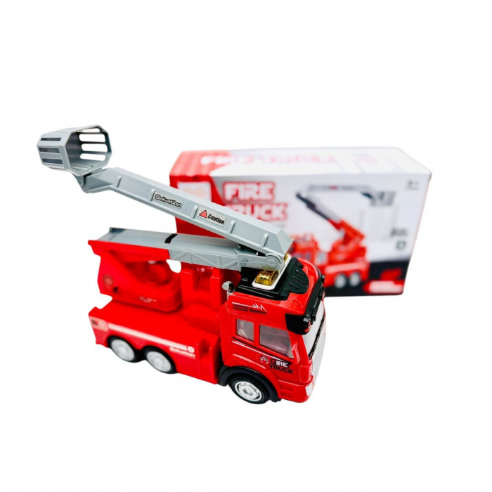 Masinuta de pompieri cu sunete si lumini, Fire Truck, 26×15.5×9cm, +3ani,   [4]