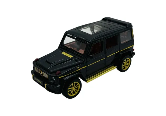 Mașinuță Metalică 4x4, Scara 1:32, Uși Deschise, Sunete și Lumini, Diverse Culori  [1]