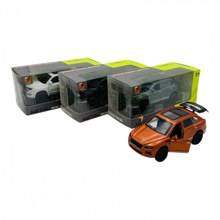 Mașinuță Metalică SUV cu Uși Deschise, 15.5×7×6.5 cm – Modele și Culori Variate  [3]