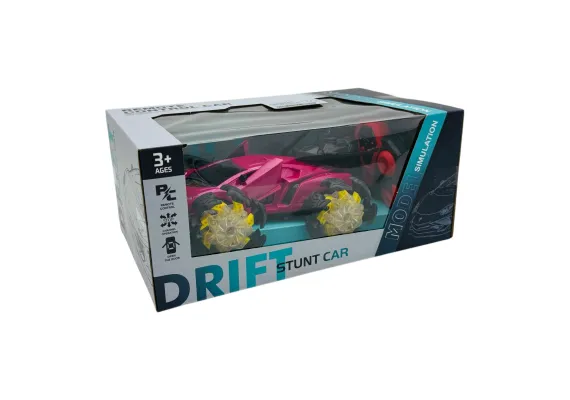Masinuta RC Drift Stunt Car cu Telecomanda, Efecte Luminoase si Fum, 29.5 cm  [1]