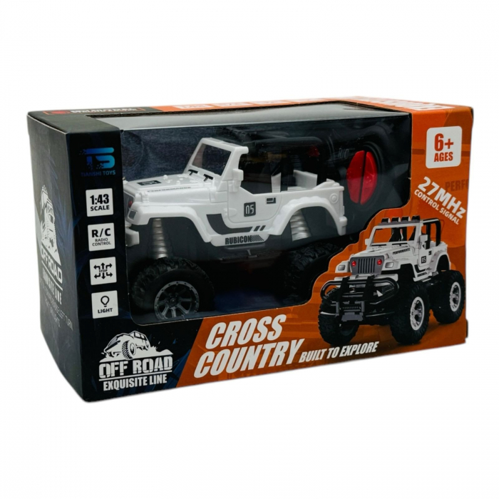 Masinuta RC Off-Road Cross Country cu Telecomanda, Scara 1:43, Lumini LED, 3 Culori Disponibile, 17×10.5×9.5cm  [5]