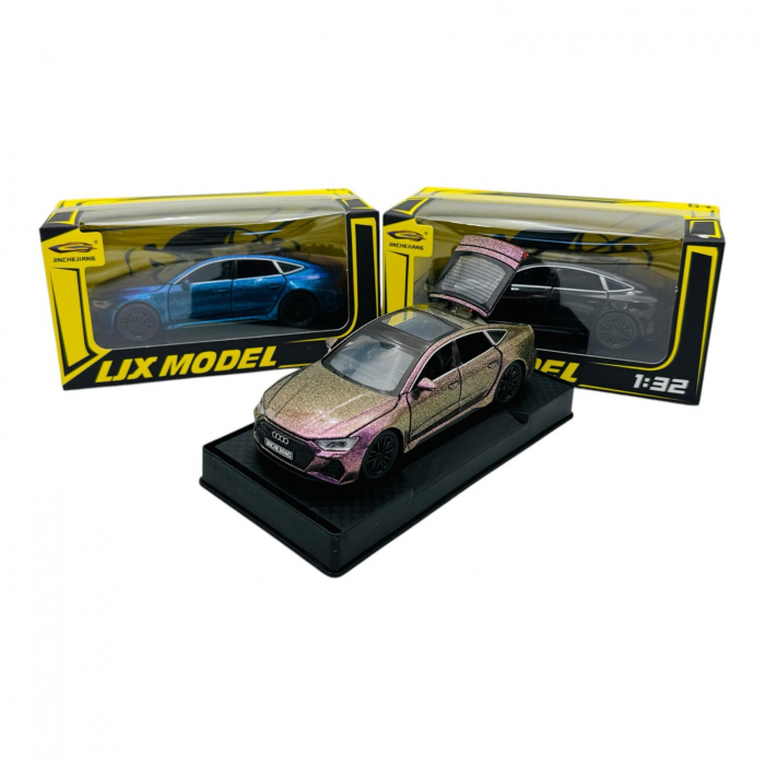 Masinuta Sport 1:32 Die-Cast – Usile Se Deschid, Sunet si Lumini, Mecanism Pull-Back, 18×9×9cm  [3]