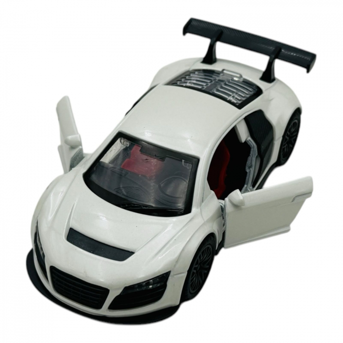 Mașinuță Sport Metalică cu Uși Deschise, 15×7.5×6.5 cm – Modele și Culori Variate  [4]