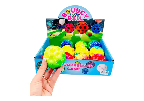 Minge topaitoare Bouncy Ball, multicolor, 7cm, +3ani,   [1]