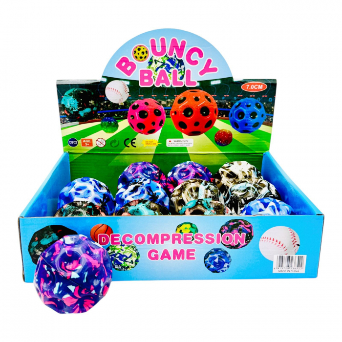 Minge topaitoare Bouncy Ball, multicolor, 7cm, +3ani,   [4]