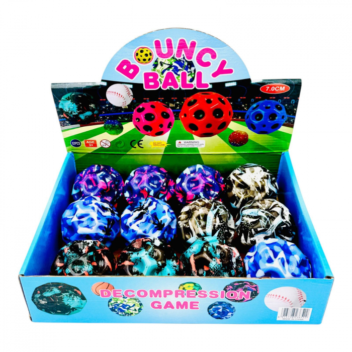 Minge topaitoare Bouncy Ball, multicolor, 7cm, +3ani,   [3]