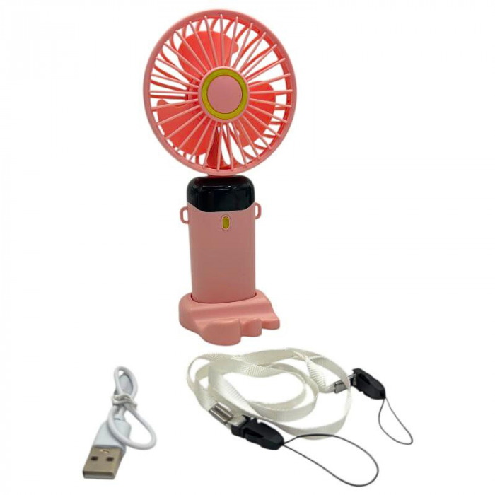 Miniventilator X5 portabil 2.5W cu afisaj LED, alimentare 5V/2A, carcasa ABS/PC, usor si compact,  [5]