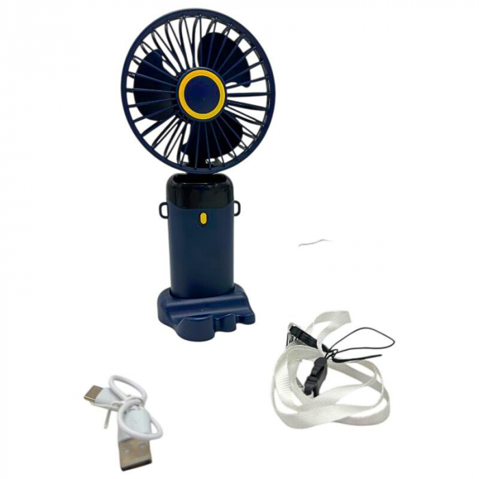 Miniventilator X5 portabil 2.5W cu afisaj LED, alimentare 5V/2A, carcasa ABS/PC, usor si compact,  [4]