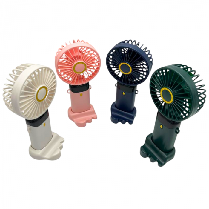 Miniventilator X5 portabil 2.5W cu afisaj LED, alimentare 5V/2A, carcasa ABS/PC, usor si compact,  [3]