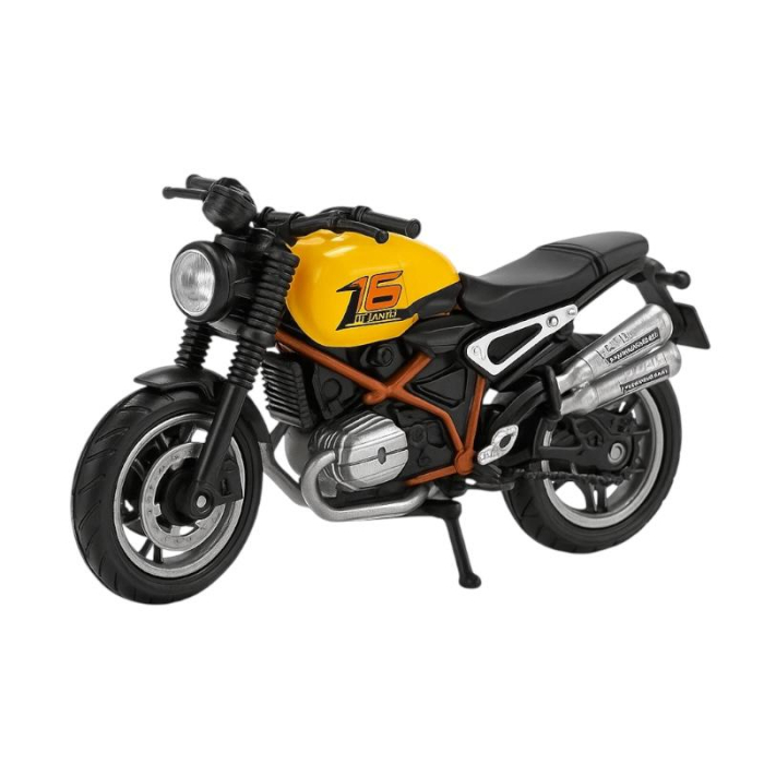 Motocicleta KTM 1290 Super Duke R Metalica Die-Cast Galbena – Scara 1:12 Copii 3+ [2]