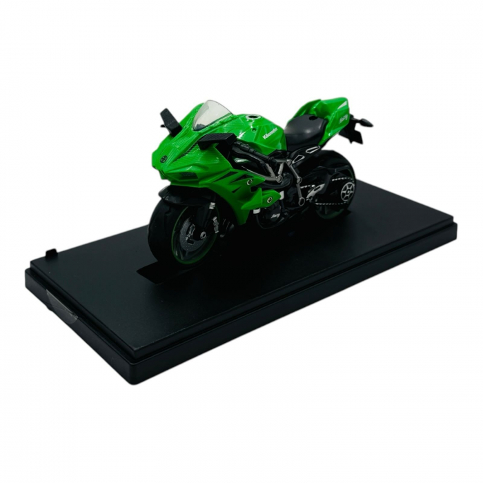 Motocicletă Metalică 1:14 cu Cutie de Expunere – Modele și Culori Variate, 18×9.5×7.5cm  [3]