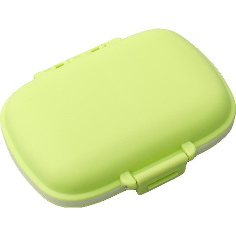 Organizator medicamente, Plastic, 8 compartimente, 0.1 L, Verde, , 11 x 7 cm [1]