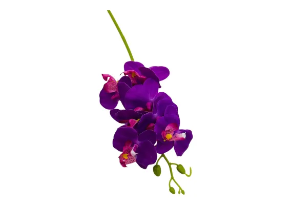 Orhidee Artificiala deosebita, 7 flori si 3 boboci, 61cm, calitate superioara, mov intens,   [1]