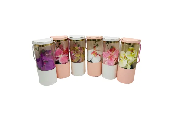 Pachet Avantajos!!! 30 bucati Aranjament deosebit cu orhidee Artificiala soft touch, 27×10cm, culori combinate,   [1]