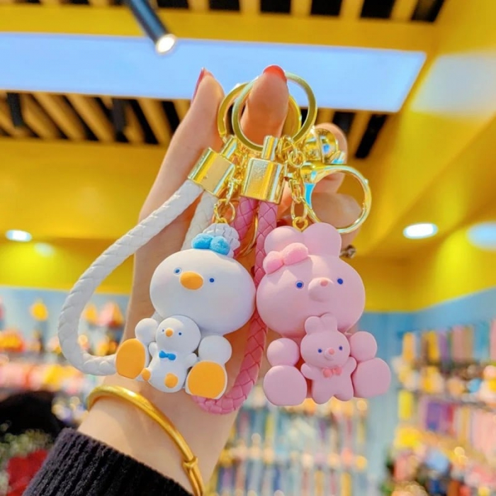 Pachet Avantajos – 60 Brelocuri Figurină Multicolore, Accesorii pentru Geantă/Chei, Modele Diverse,  [2]