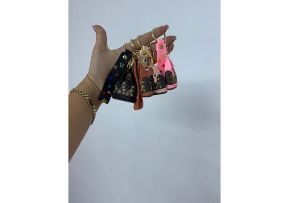 Pachet Avantajos – 60 Brelocuri Figurină Multicolore, Accesorii pentru Geantă/Chei, Modele Diverse,  [1]