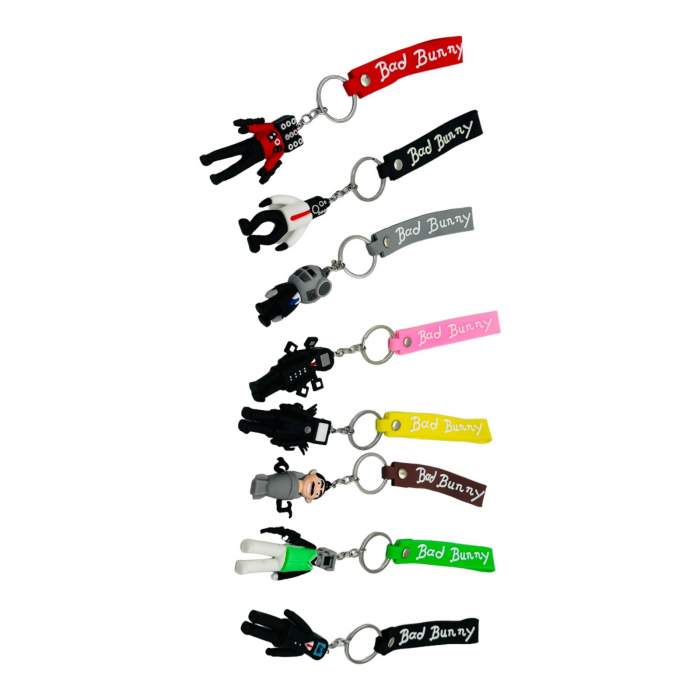 Pachet Avantajos – 60 Brelocuri Figurină Multicolore, Accesorii pentru Geantă/Chei, Modele Diverse,  [9]