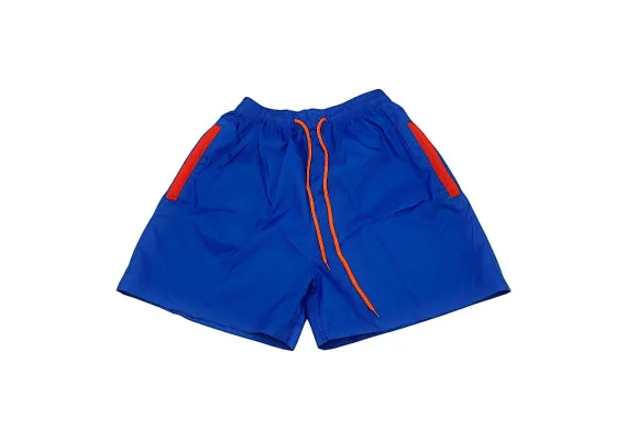 Pantaloni tip short de baie barbati cu vibe de vacanta – culori cool, buzunar practic si plasa interioara,  [1]