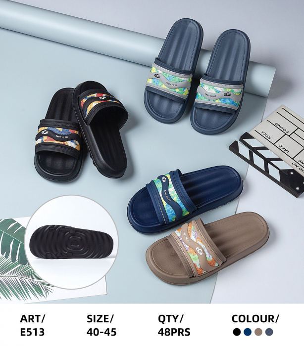 Papuci de vară pentru bărbați – Comozi, ușori și moderni, culori combinate, mărimi 40-45,  [2]