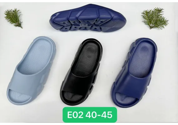 Papuci de vară pentru bărbați – Model turnat, confortabili și ușori, culori moderne, mărimi 40-45,  [1]