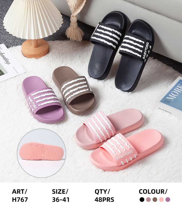 Papuci de vară pentru damă – Comozi și ușori, design modern, culori combinate, mărimi 36-41 [2]