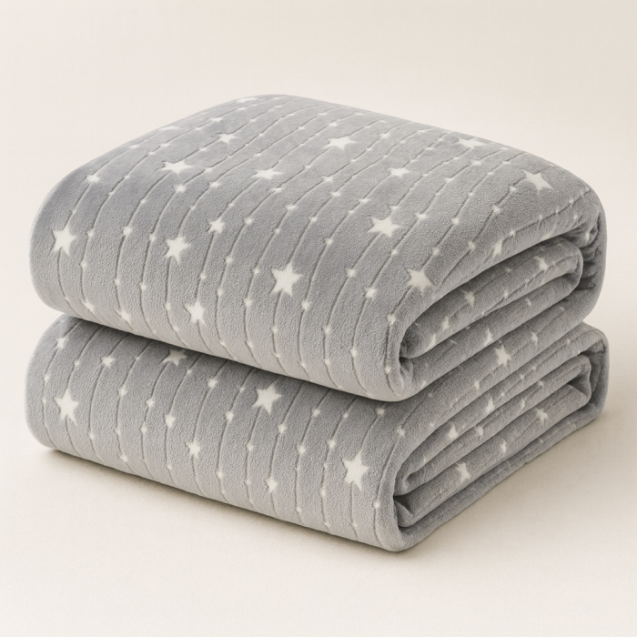 Patura Cocolino 200x230 cm – Model Stele Fosforescente, Pufoasa si Calduroasa [3]