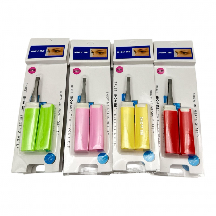 Penseta cu Teaca Inox Show Me, 4 Culori, Calitate Superioara – Precizie si Design Elegant,  [2]