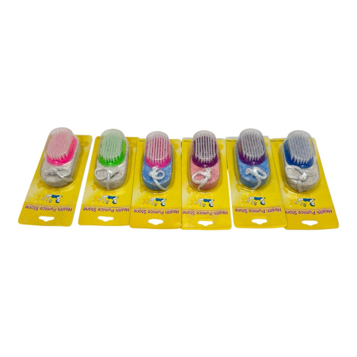 Piatra ponce cu perie, calitate superioara, multicolora – Exfoliere delicata si ingrijire picioarelor,  [2]