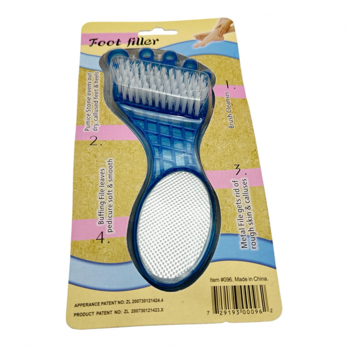Pila calcaie cu 4 fete, multicolor – Exfoliere eficienta pentru picioare netede si catifelate,  [3]