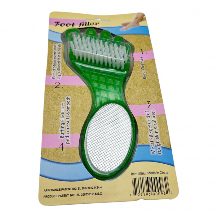Pila calcaie cu 4 fete, multicolor – Exfoliere eficienta pentru picioare netede si catifelate,  [4]