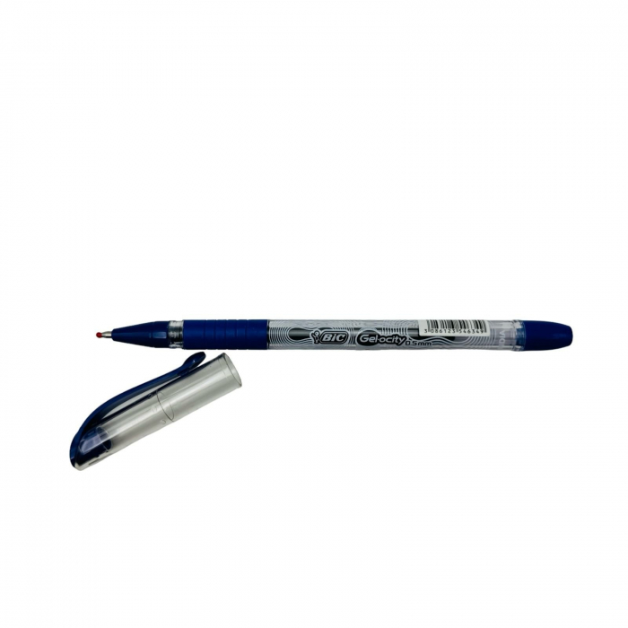 Pix cu gel Bic Gel-ocity 0.5mm, albastru – scriere rapida si precisa pentru birou si scoala,  [2]
