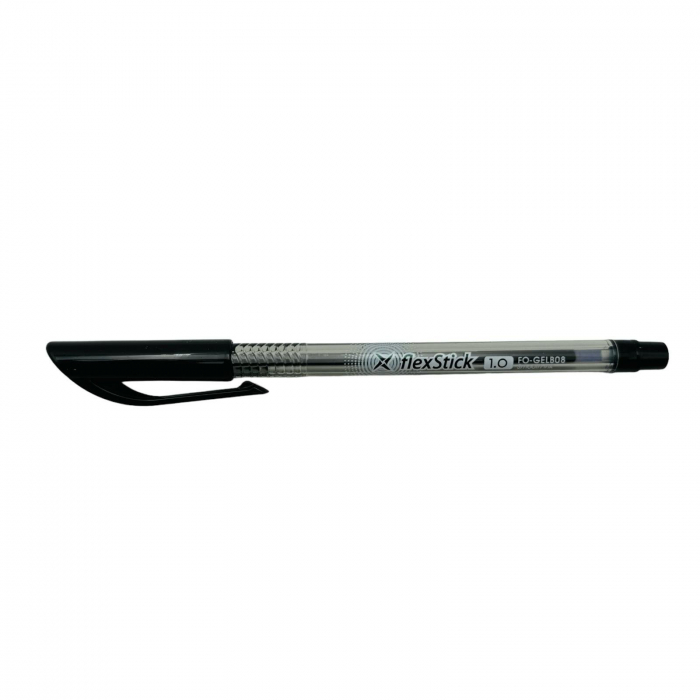 Pix cu Gel Flex Stick FO-GELB08 Negru 1.0mm –  pentru Birouri si Scoli,  [2]