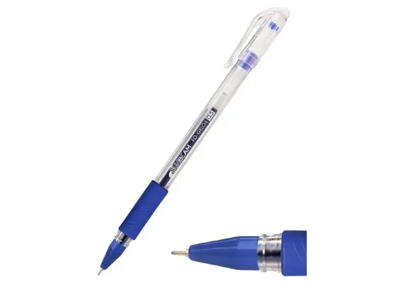 Pix cu Gel Flexoffice Sun Beam FO-GEL04 Albastru 0.5mm – pentru Scriere Fina si Confortabila,   [1]