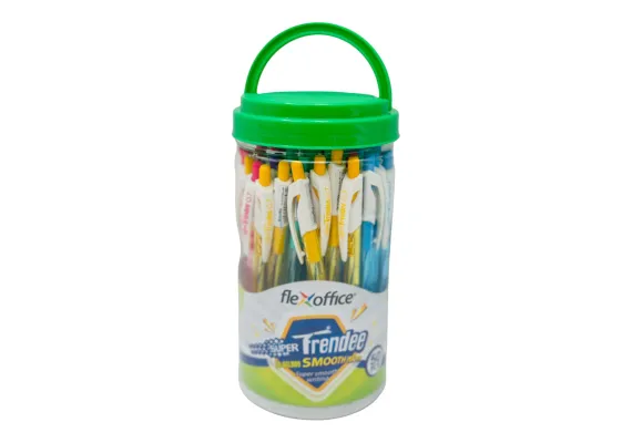 Pix cu Gel Flexoffice Super Trendee FO-GELB09 Albastru 0.5mm – pentru Scriere Fina si Confortabila,  [1]