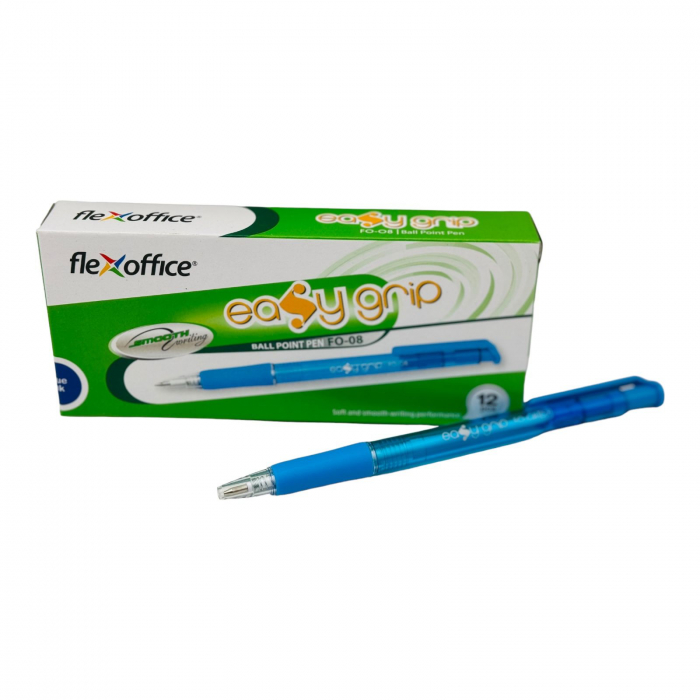 Pix Flexoffice Easy Grip Albastru FO-08 – Scriere Confortabila si Precisa,  [2]