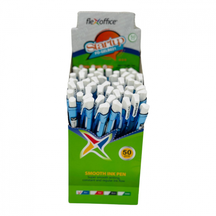 Pix Flexoffice Start Up FO-021, albastru - pix accesibil pentru birou si scoala,  [2]
