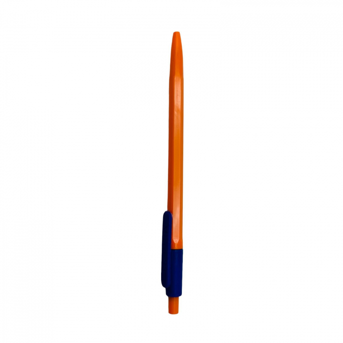 Pix Mikro 33 Click, albastru – pix retractabil cu scriere lina pentru uz zilnic,  [2]
