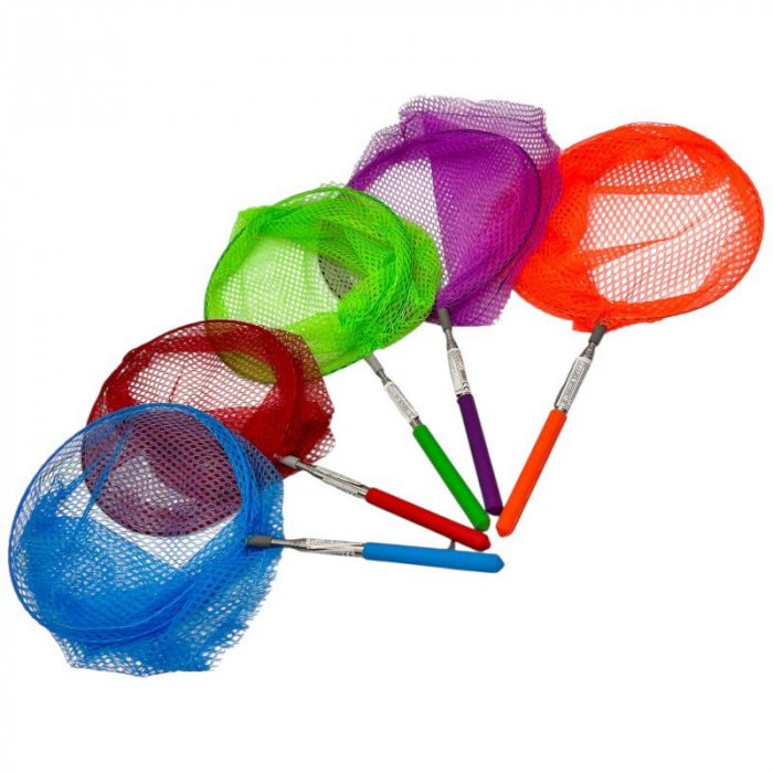Plasa fluturi telescopica pentru copii, extensibila si pliabila, lungime ajustabila pana la 83 cm, diverse culori,  [8]