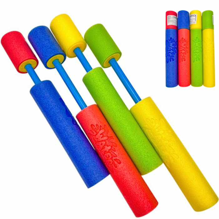 Pompa de apa din spuma pentru copii 30x5 cm – Jucarie de vara cu culori combinate pentru piscina, plaja si gradina – Distractie cu apa –  [2]