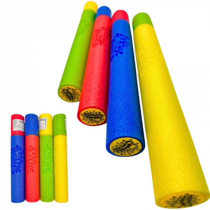 Pompa de apa din spuma pentru copii 57.5x5 cm – Jucarie de vara cu culori combinate pentru piscina, plaja si gradina – Distractie cu apa –  [2]